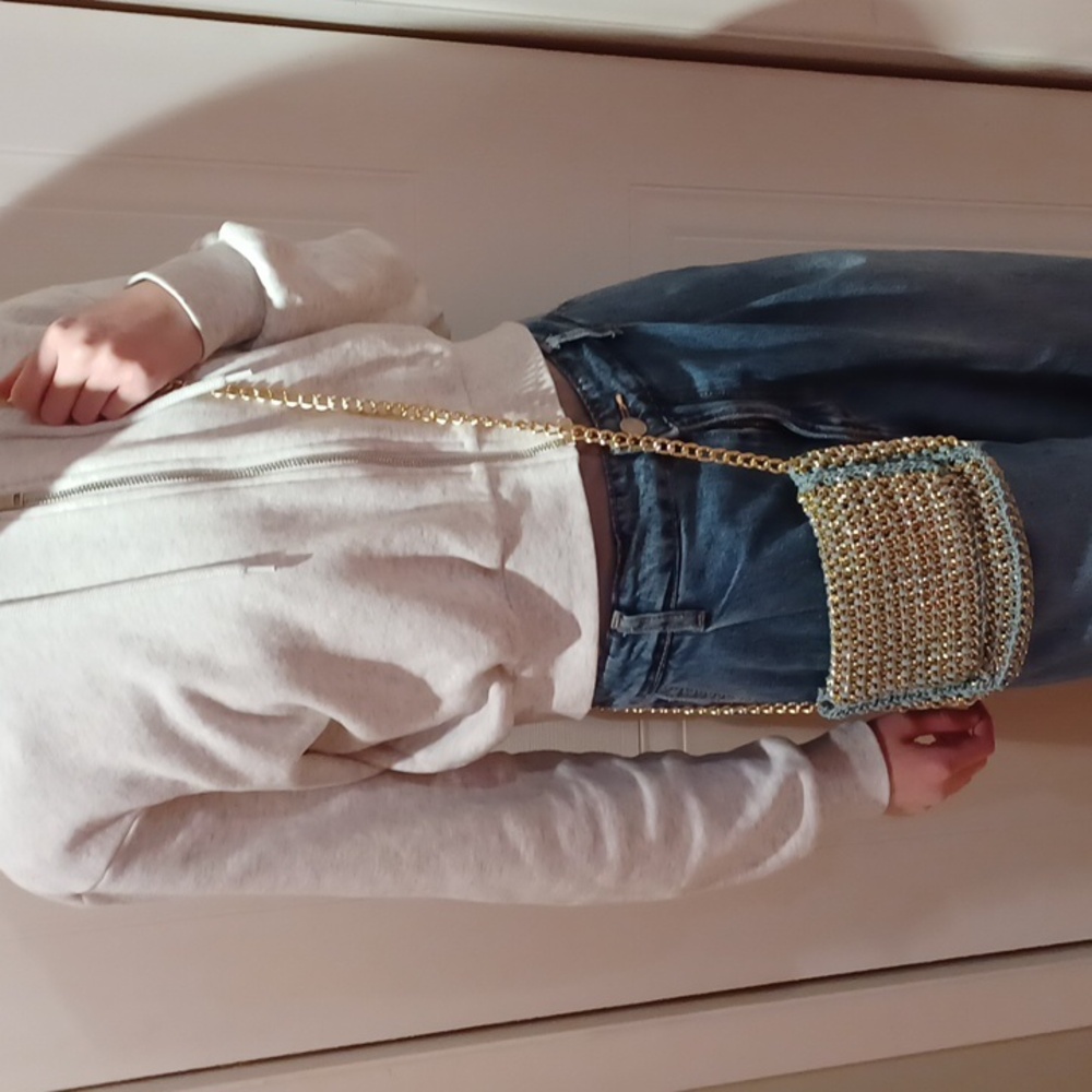 NOWT Tristan blue gold purse 👛 on chain⛓️ - Picture 4 of 12